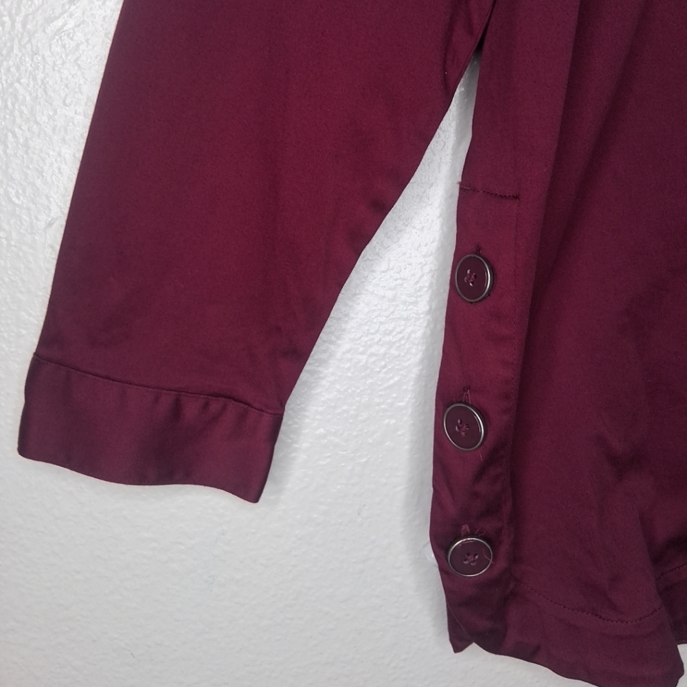 Chico's Pullover Tunic Top Side Button Detail Bur… - image 7